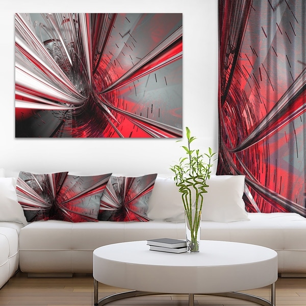 Fractal 3D Deep into Middle - Abstract Art Canvas Print. Opens flyout.