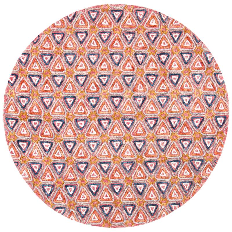 SAFAVIEH Handmade Trace Angelic Geometric Wool Rug