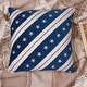 preview thumbnail 1 of 1, Porch & Den Vinings Stars and Stripes Blue Accent Pillows (Set of 2)
