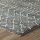 preview thumbnail 34 of 38, Addison Rugs Lauren Geometric Charcoal 1'6" x 2'5" Accent Rug