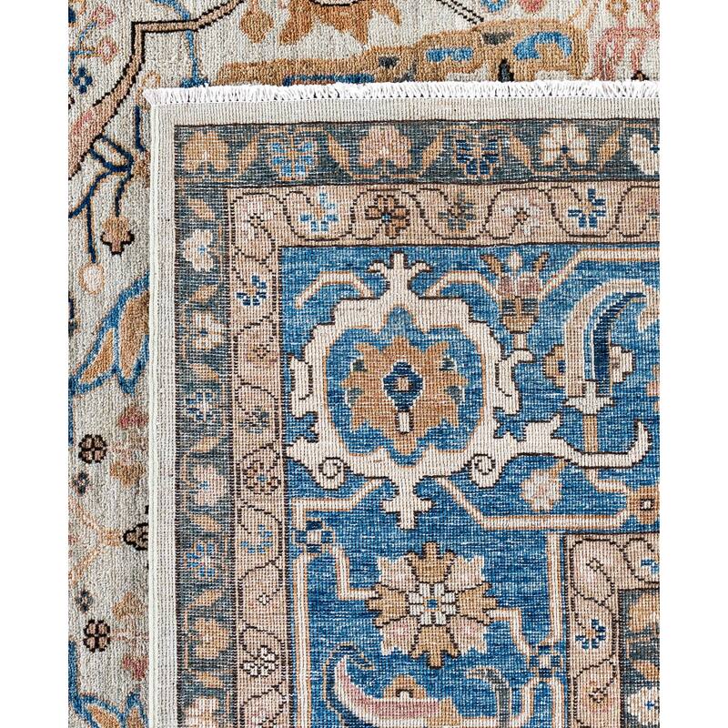 Serapi One-of-a-Kind Hand-Knotted Area Rug - Ivory - 9' 0" x 12' 1"