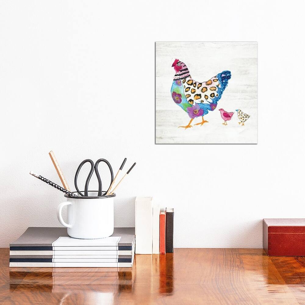 iCanvas "Funky Chicken" by Tava Studios Canvas Print
