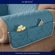 preview thumbnail 14 of 34, Subrtex Armchair Reversible Couch Cover Quilted Slipcover Furniture Protector