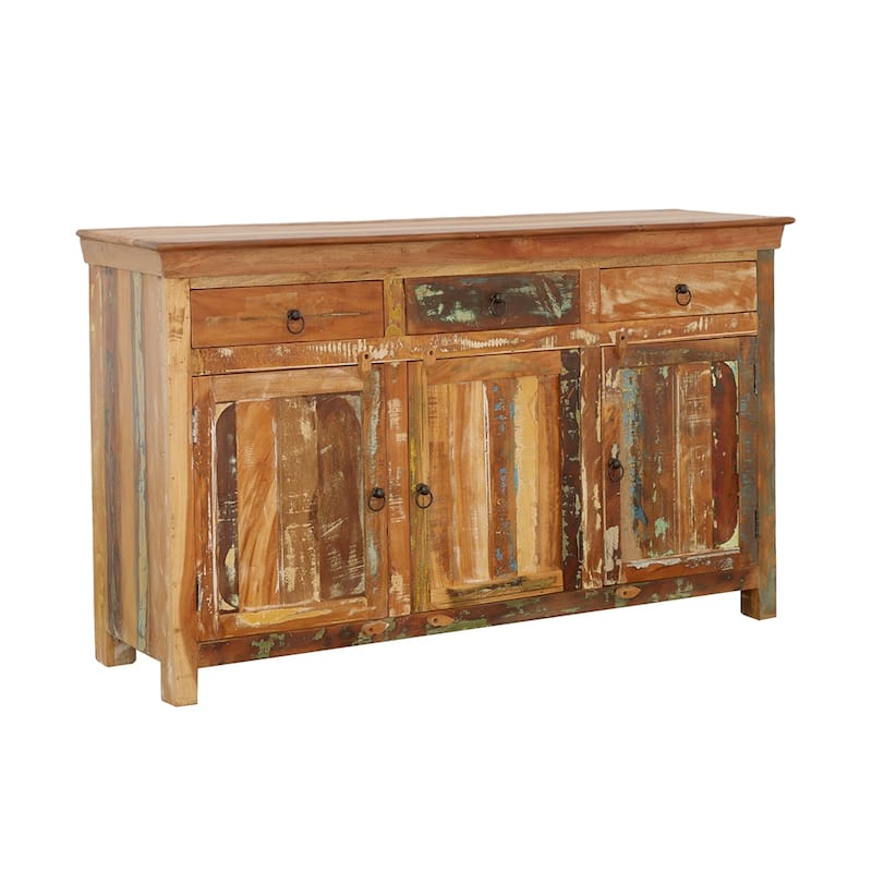Henry 3-door Accent Cabinet Reclaimed Wood - Reclaimed wood