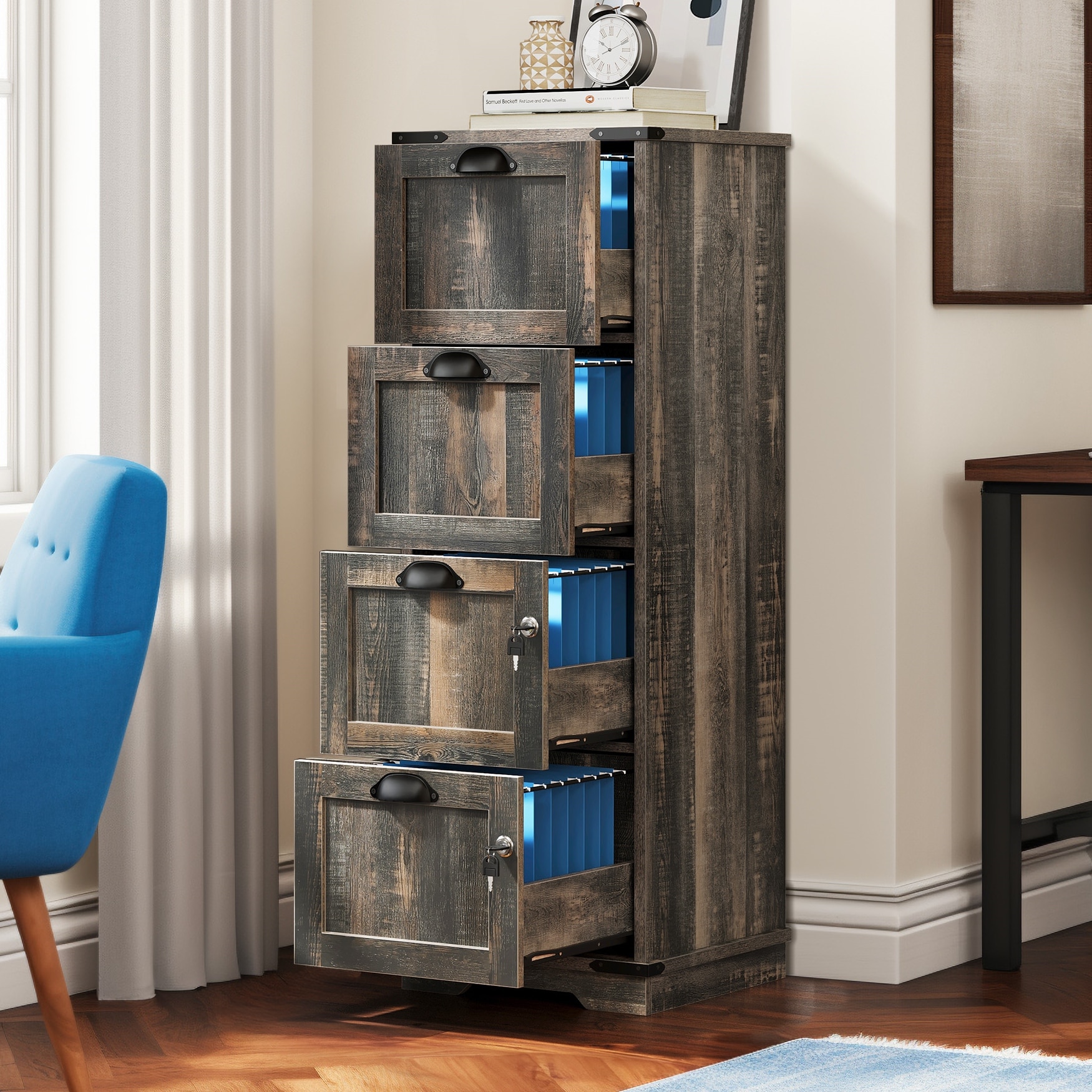 Wilson 4 shop drawer filing cabinet
