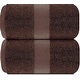 preview thumbnail 7 of 92, White Classic Luxury Cotton Oversized Bath Sheet 35x70 - Set of 2