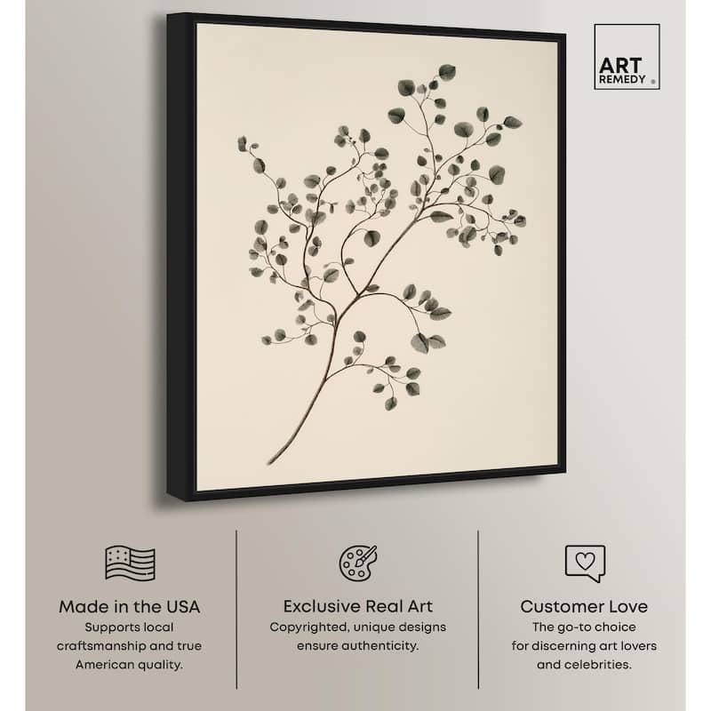 Bilberry Branch Canvas by Art Remedy