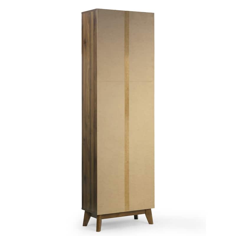 Anson Bookcase Display Shelf Media Tower with Drawers