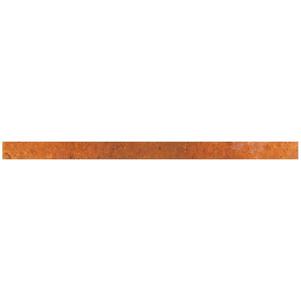 Apollo tile 0.5" x 8" Antiek Glossy Red Ceramic Tile (0.7 sq ft/case) - 10 Pack