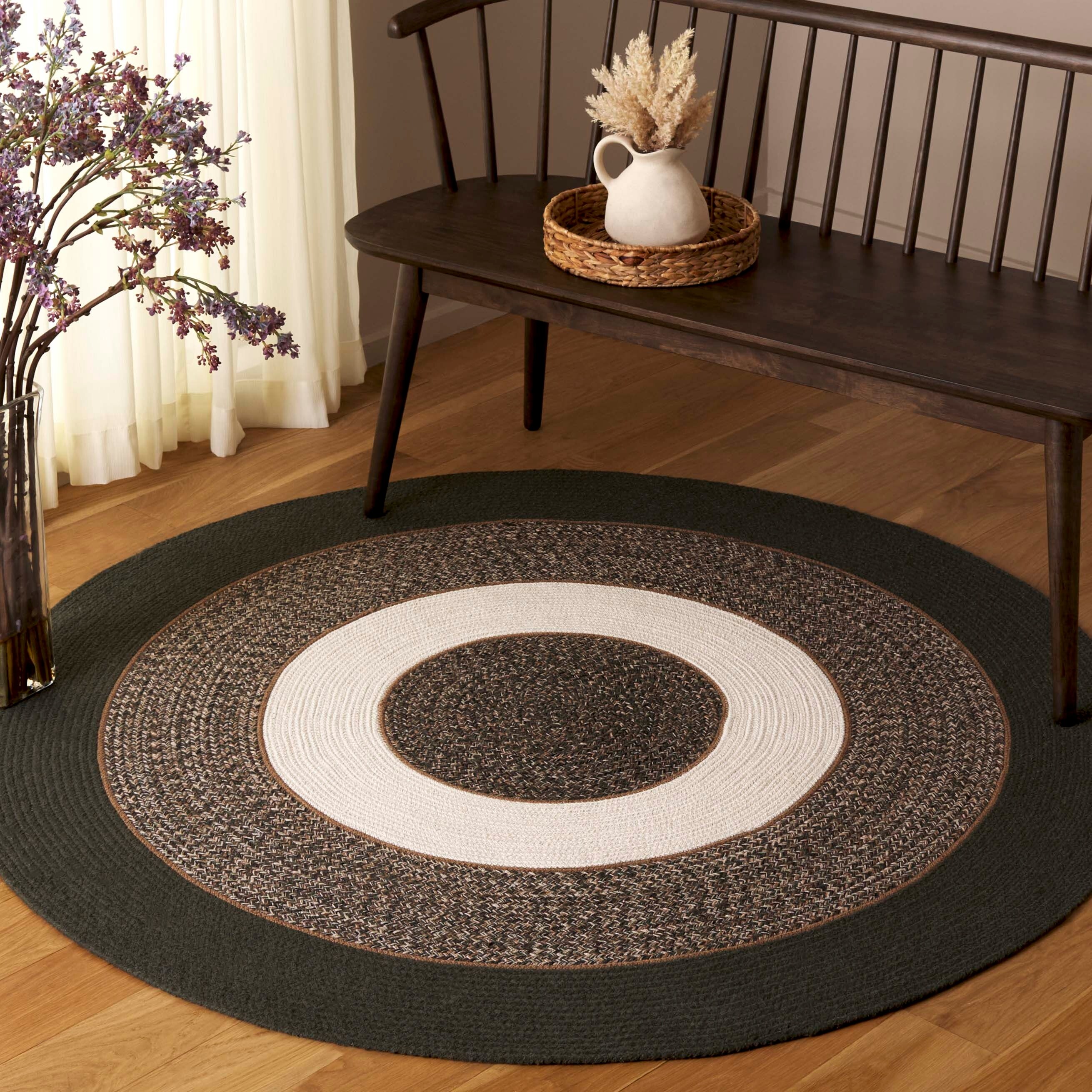 SAFAVIEH Flatweave Braided Hjordis Nautical & Coastal Cotton Rug