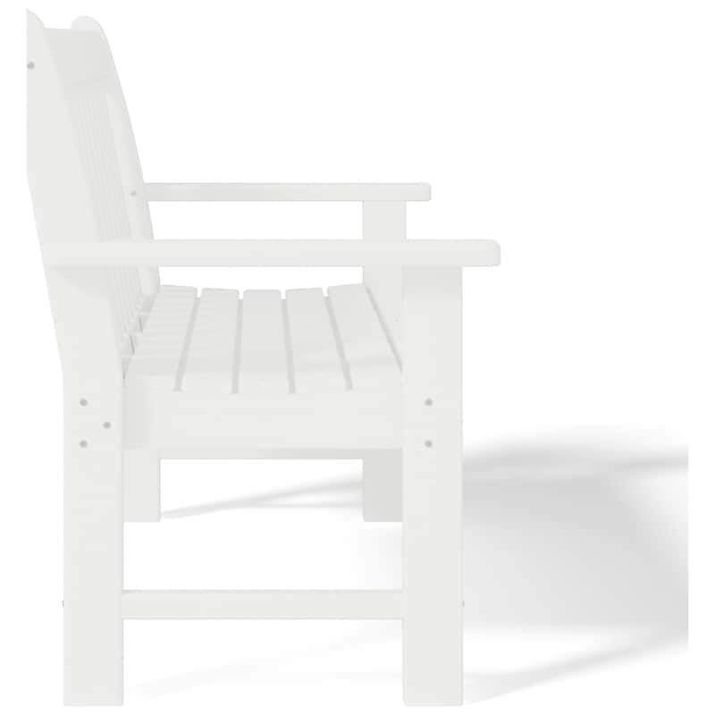 Polytrends Laguna 51" Outdoor Patio 2-Person Garden Bench