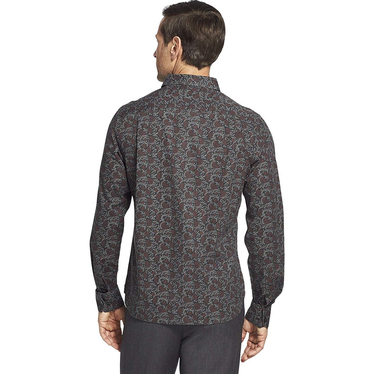 van heusen men's never tuck slim fit shirt