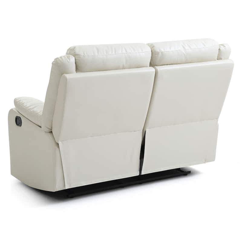 Ward Faux Leather Double Reclining Loveseat