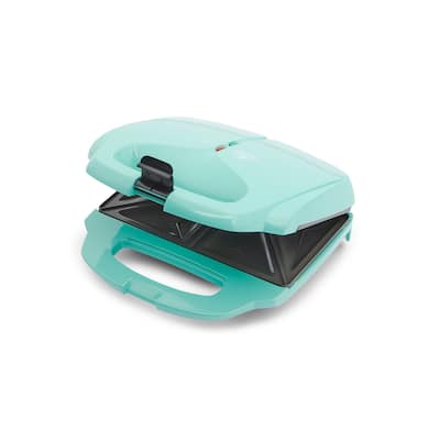 GreenLife Electric Sandwich Maker, Turquoise