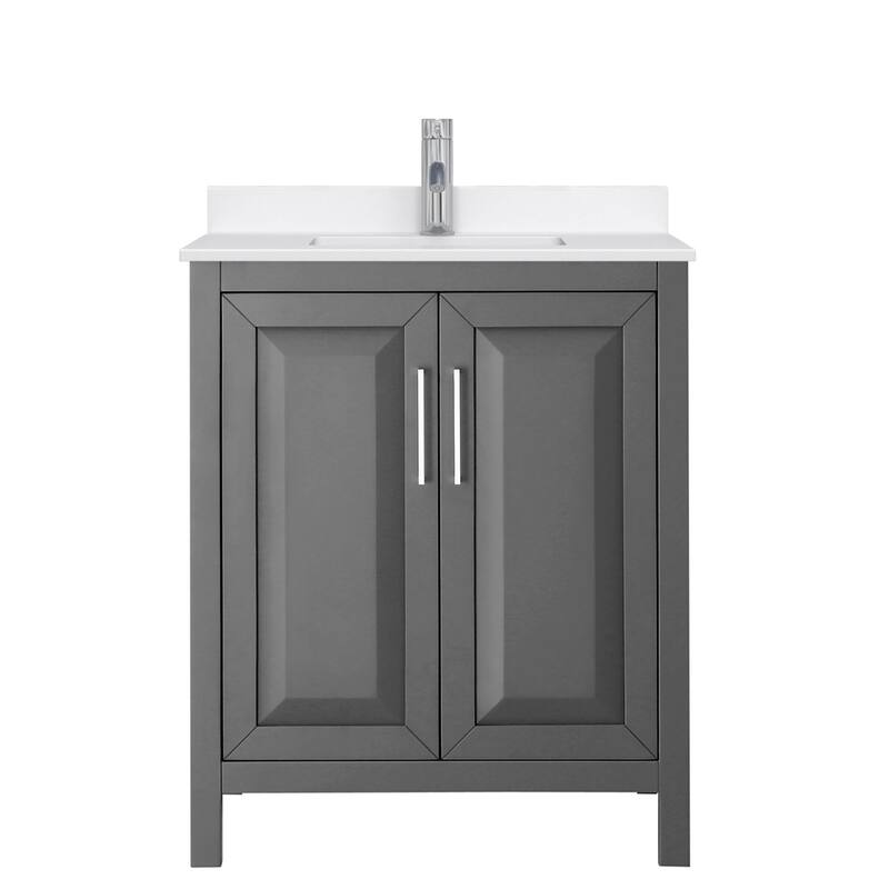 Daria 30-inch Single Vanity, Single Hole Quartz Top