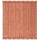 preview thumbnail 4 of 25, SAFAVIEH Handmade Natural Fiber Yanina Sisal Tassel Rug 6' Square - Rust - Square