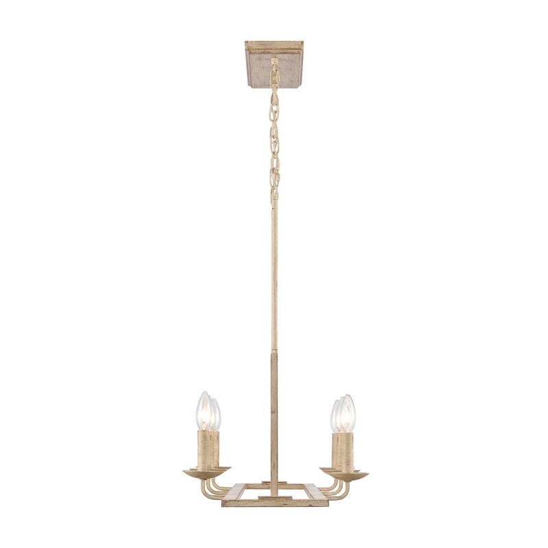 Elk Home Ellisville Antique Cream Finish 6 Light Chandelier