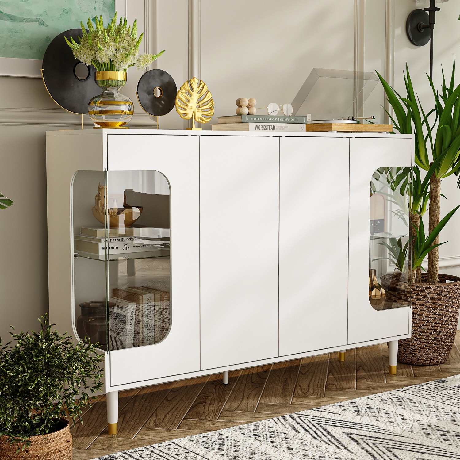 Sideboard and display cabinet set new arrivals