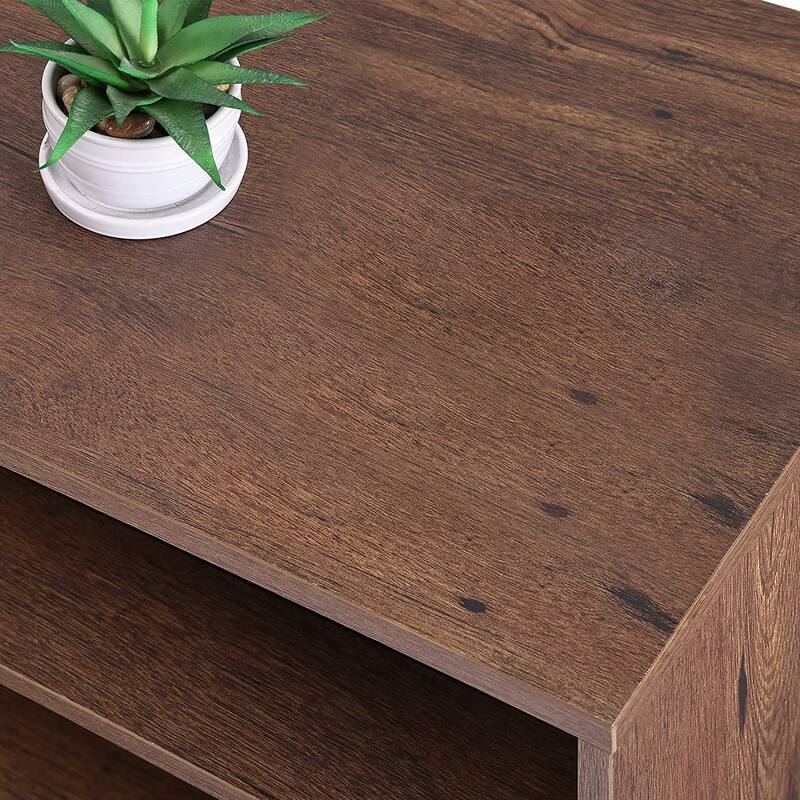 WAMPAT Modern TV Stand for up to 100 inch TV with Storage Cabinets