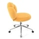 preview thumbnail 27 of 78, Criss Cross Chair with Wheels, Teddy Fabric Home Office Chair, 360°Swivel Height Adjustable Swivel Vanity Chair - N/A