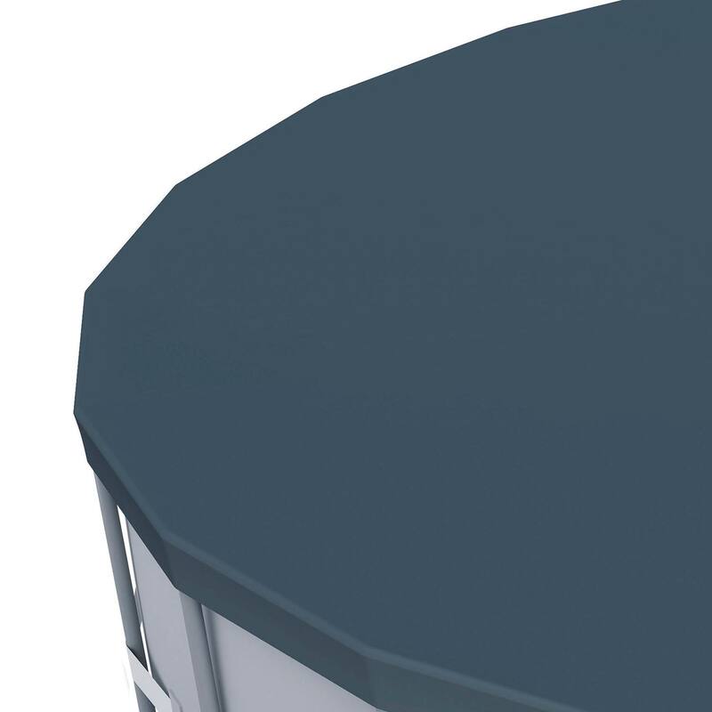 Bestway 18' Round PVC Pool Debris Cover for Steel ProTM Frame Pools (2 Pack) - 24.1