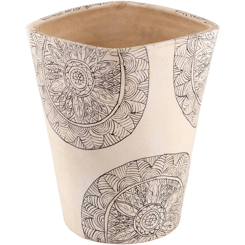 Artistic Weavers Gene Terracotta Mandala Indoor Planter