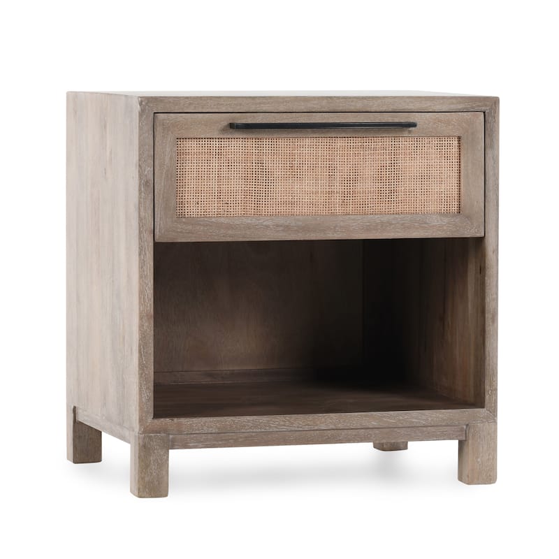 Classic Home Jensen Nightstand in Light Brown