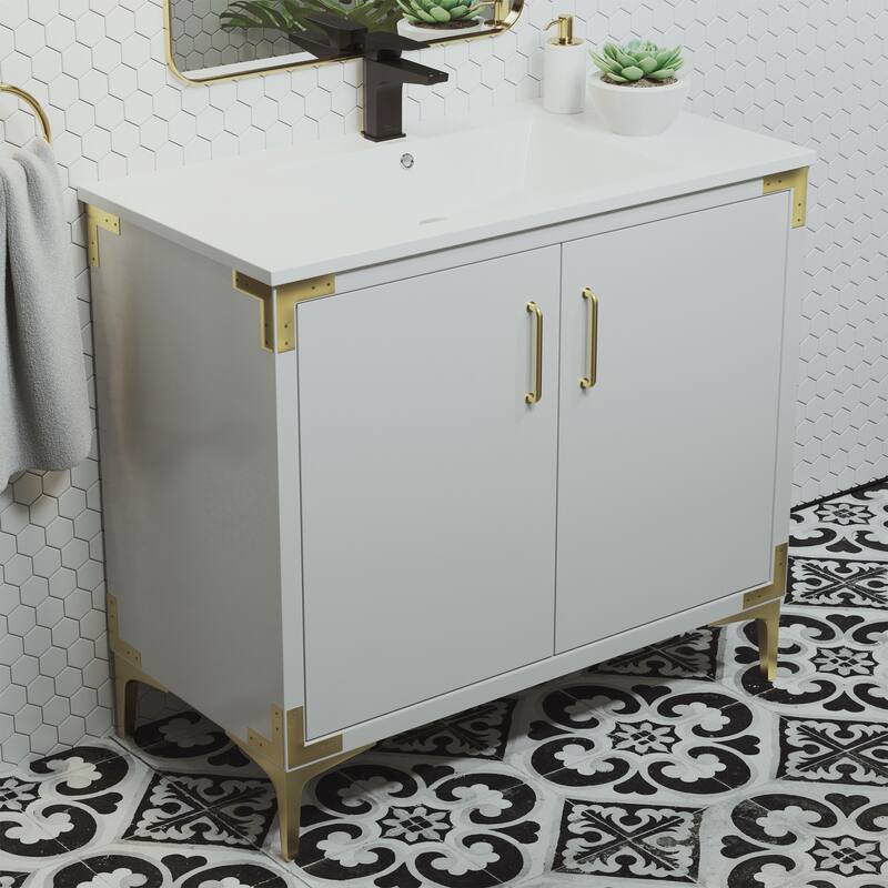 Swiss Madison SM-BV320 Voltaire 36" Free Standing Single Basin Vanity