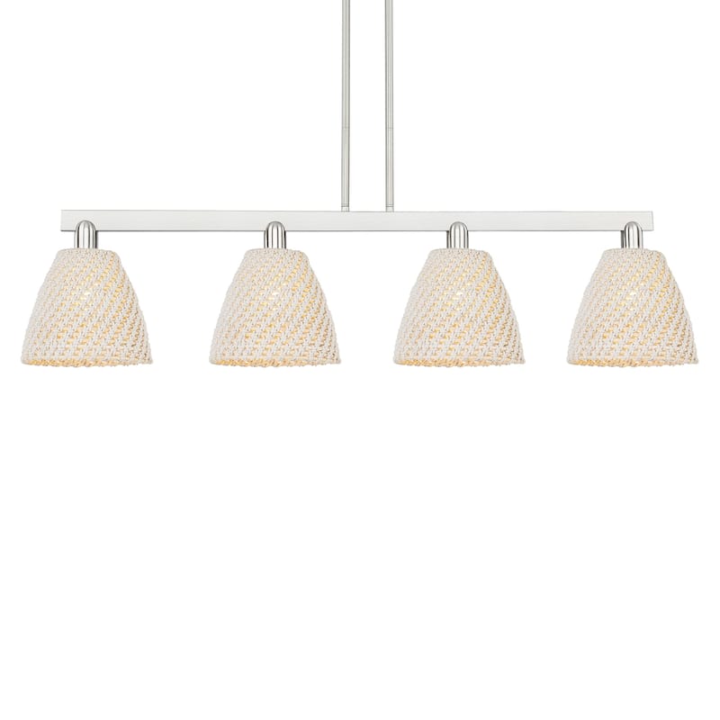 Innovations Lighting 716-4I-12-52 Bristol Natural Linear Bristol - Brushed Satin Nickel / Natural