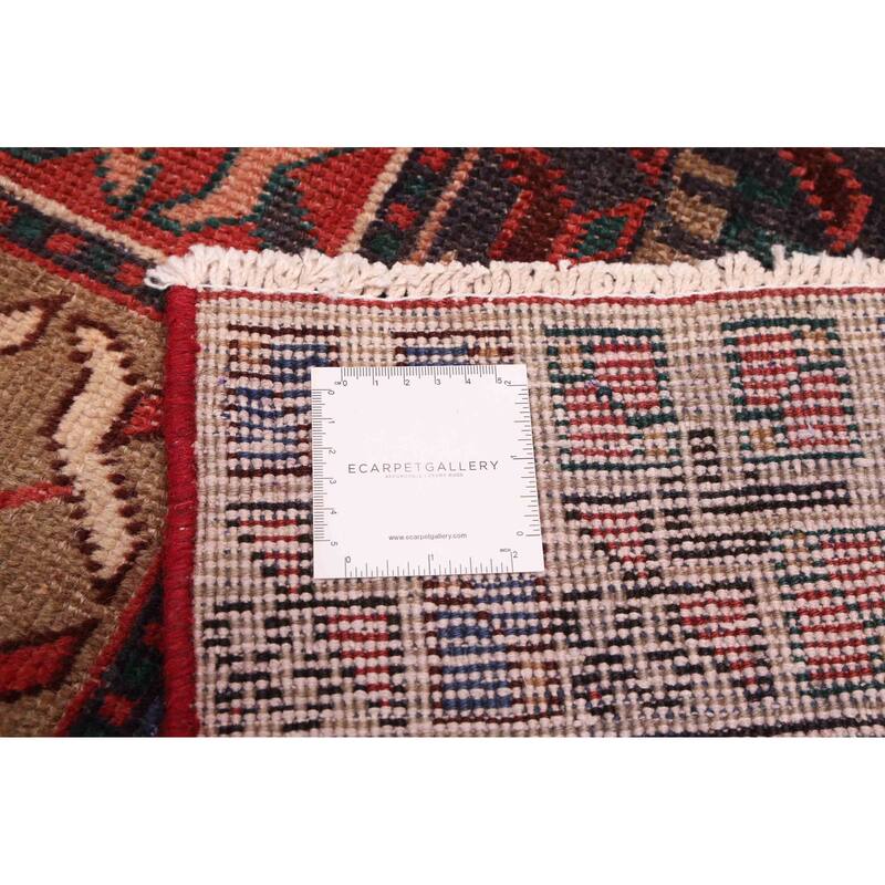 ECARPETGALLERY Hand-knotted Kayseri Vintage Red Wool Rug - 4'4 x 9'1