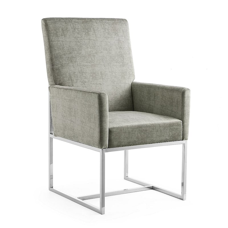 Element Blue Velvet Dining Armchair (Set of 2)