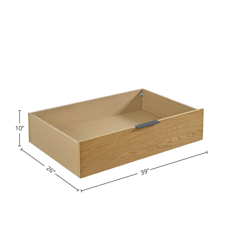 Newport Under Bed Storage Drawer, Natural Oak (Set of 2)