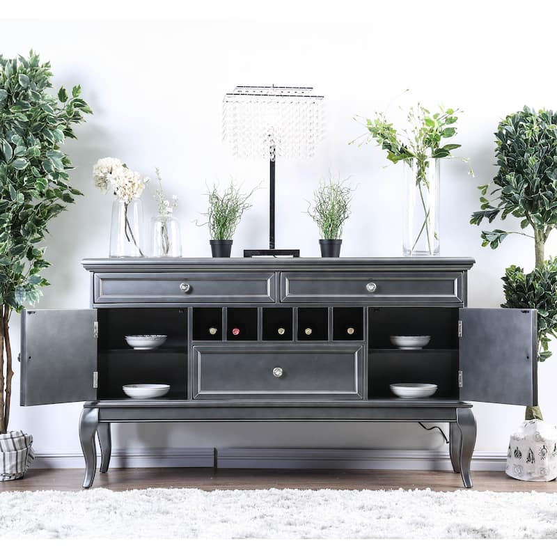 Furniture of America Mora Glam 60 inch Wood Buffet and Sideboard