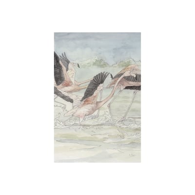 Flamingo I (20 x 30) Canvas Art Print