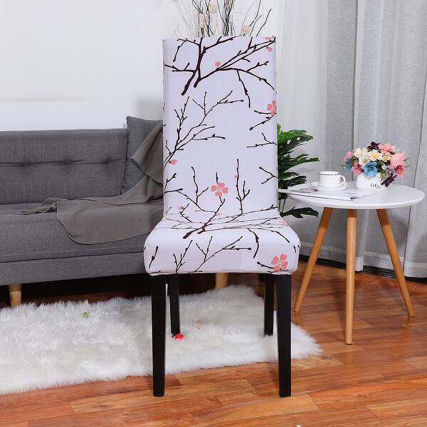 Shop Floral Print Spandex Chair Covers Fit Home Dining Room Seat