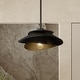 preview thumbnail 1 of 5, Hunter Hiro 1 Light Pendant - Kitchen, Dining Room, Entry - Contemporary, Modern - Statement Lighting! Large - Matte Black