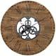 FirsTime & Co. Shiplap Farmhouse Gears Wall Clock
