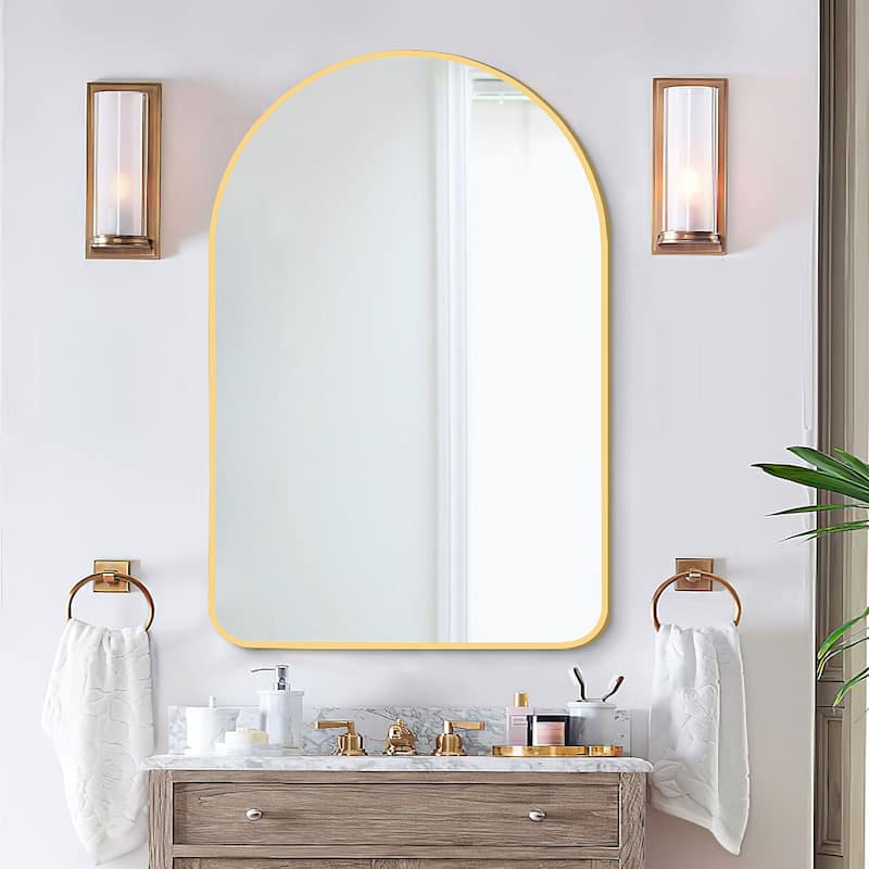 Modern Arch Bathroom Wall-mounted Mirror Vanity Mirror
