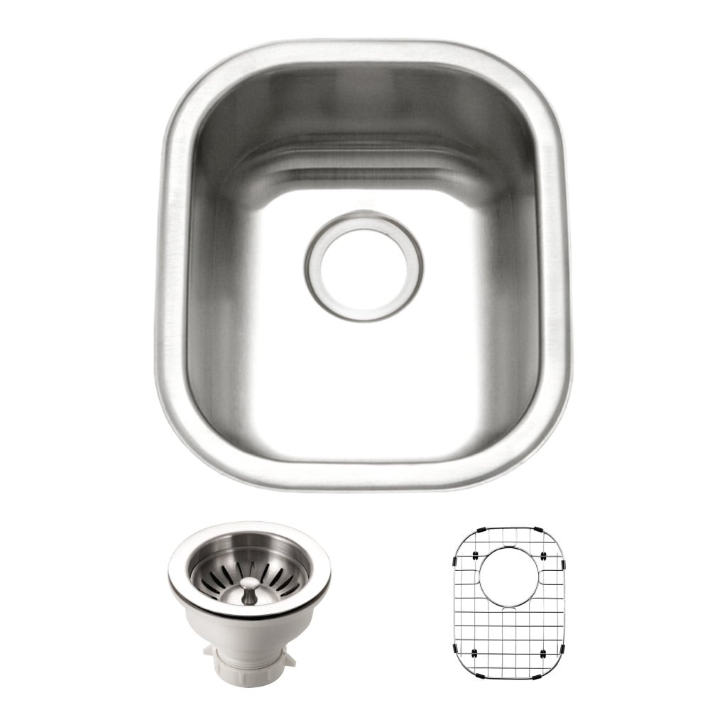 Houzer CS-1407-C Club 13-5/8" Undermount Single Basin Stainless Steel