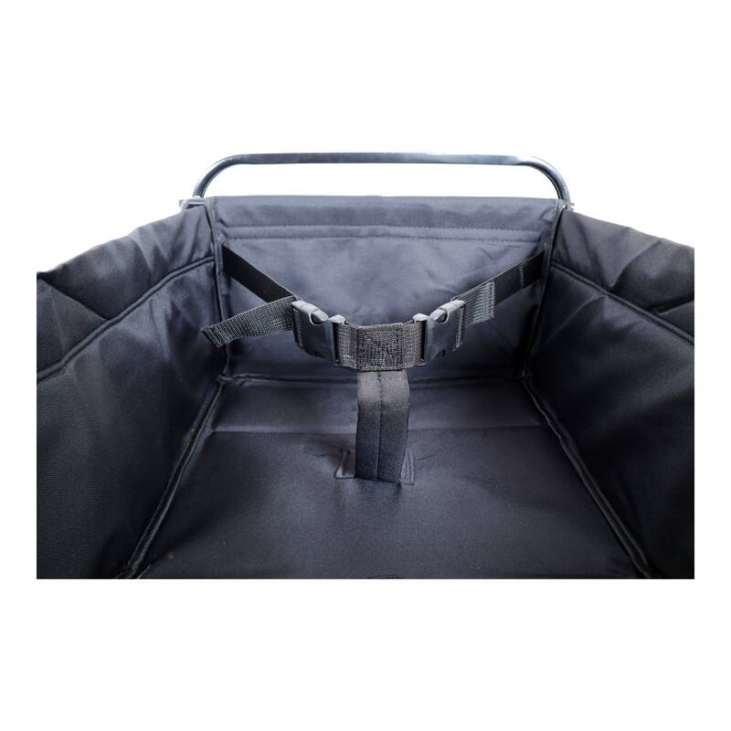150L Collapsible Wagon Cart, 360lbs Capacity, Heavy Duty With Wheels for Outdoor, Grocery, Shopping
