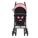 preview thumbnail 69 of 69, Carbon Steel Lightweight Stroller with Canopy, Recline and Foldable Frame - 30.71” L x 19.69” W x 40.94” H