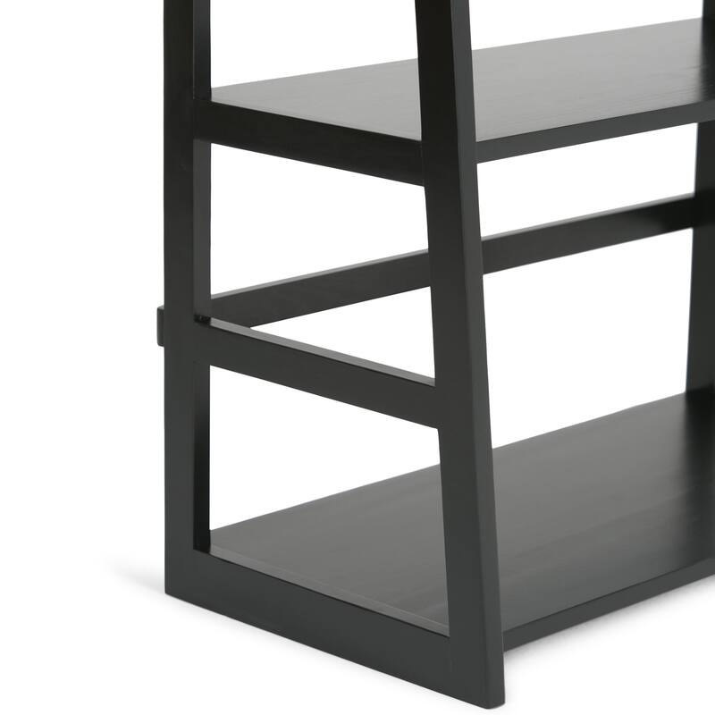 WYNDENHALL Normandy 30 inch Solid Wood 5 Shelf Ladder Bookcase (Set of 2)