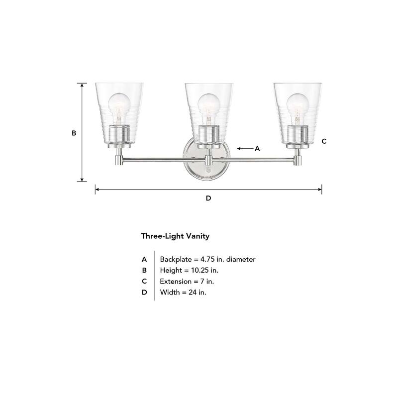 3 Light Vanity - 24