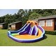 preview thumbnail 3 of 3, CocoNut Castles Double Slide Inflatable Water Park with Climbing Wall & Water Cannon - Multi