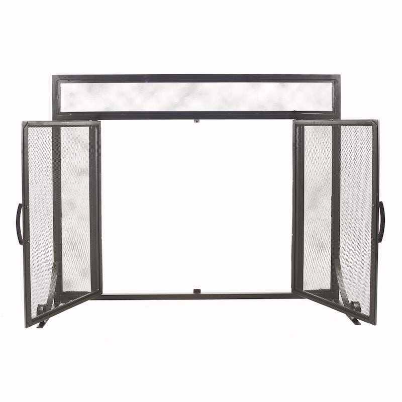 Pleasant Hearth Manchester Fireplace Screen 44"W x 33"H