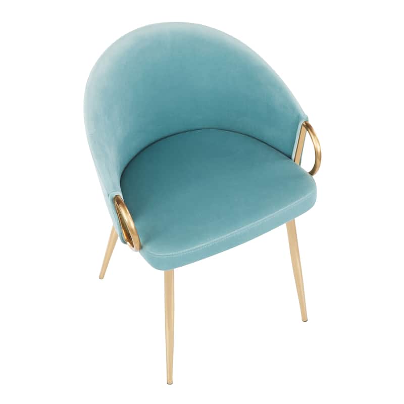 Silver Orchid Battista Upholstered Chair - Set of 2