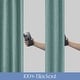preview thumbnail 24 of 90, Linen Texture 100% Blackout Grommet Curtain Pair(2 panels)