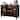Wine Bar Cabinet with Led Light for Living Room, Dining Room - black