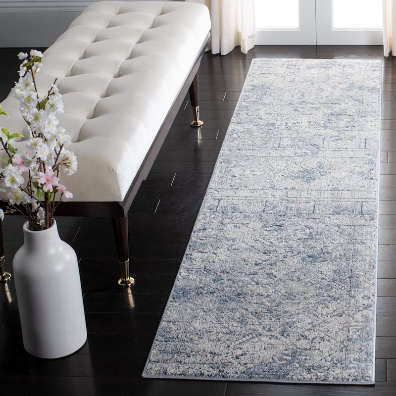 SAFAVIEH Alhambra Gyung Vintage Rug - 2'7" x 3'10" - Ivory/Grey