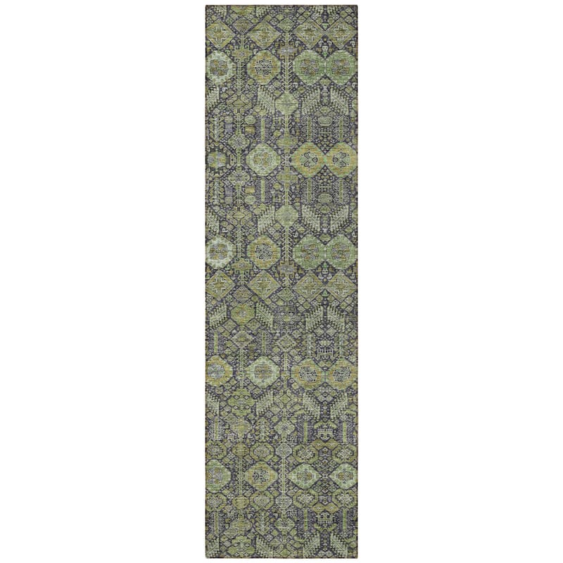 Alrimo Lush Floral Weather Resistant Classic Meets Modern Outdoor Rug
